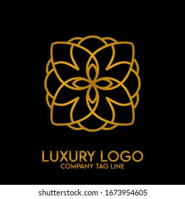 Vector Mandala Luxury Company Logo Design