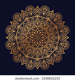 Vector mandala luxury ornament design.