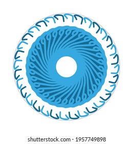vector of mandala in nature concept. can be used as icon