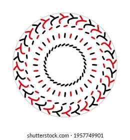 vector of mandala in nature concept. can be used as icon