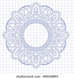 Vector mandala Oriental ornament