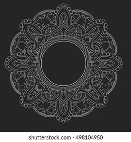 Vector mandala Oriental ornament