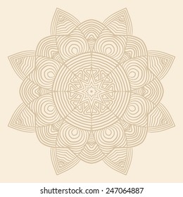 Vector mandala ornament