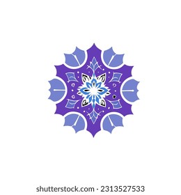 vector mandala ornament kaleidoscope art