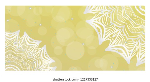Vector Mandala Pattern for Template, Flyer or Invitation Card Vector Mandala Pattern for Template, Flyer or Invitation Card