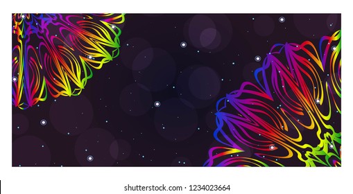 Vector Mandala Pattern for Template, Flyer or Invitation Card