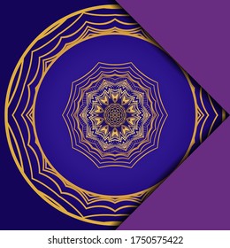 Vector Mandala Pattern For Template, Flyer Or Invitation Card. 