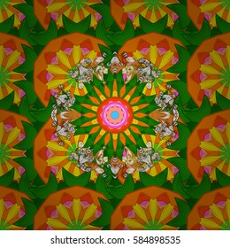 Vector mandala with peacock feather. Abstract oriental mandala frame with decorative colored foil. Design for fashion banner, cover, save the date card, wedding or birthday party invitation.