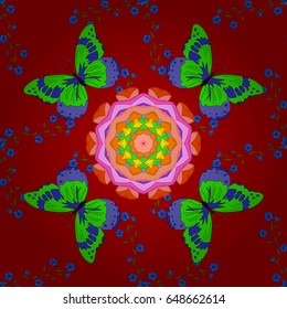 Vector mandala with peacock feather. Abstract oriental mandala frame with decorative colored foil. Design for fashion banner, cover, save the date card, wedding or birthday party invitation.