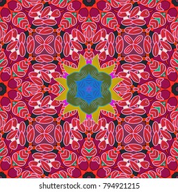 Vector mandala with peacock feather. Abstract oriental mandala frame with decorative colored foil. Design for fashion banner, cover, save the date card, wedding or birthday party invitation.