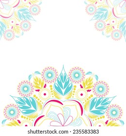 Vector mandala Rosettes pattern, Decorative Elements