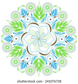 Vector mandala Rosettes pattern, Decorative Elements