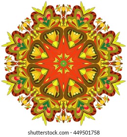 vector mandala. Set of ornamental patterns for background and texture.Islam, Arabic, Indian, ottoman motifs. You can change the background.