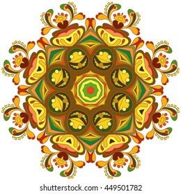 vector mandala. Set of ornamental patterns for background and texture.Islam, Arabic, Indian, ottoman motifs. You can change the background.