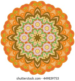  vector mandala. Set of ornamental patterns for background and texture.Islam, Arabic, Indian, ottoman motifs. You can change the background.