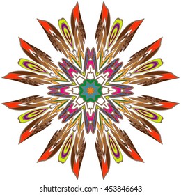vector mandala. Set of ornamental patterns for background and texture.Islam, Arabic, Indian, ottoman motifs. You can change the background.