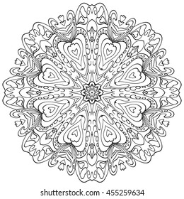 vector mandala. Set of ornamental patterns for background and texture. Islam, Arabic, Indian, ottoman motifs. You can change the background.