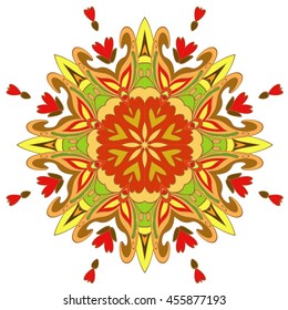 vector mandala. Set of ornamental patterns for background and texture.Islam, Arabic, Indian, ottoman motifs. You can change the background.
