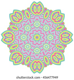 vector mandala. Set of ornamental patterns for background and texture.Islam, Arabic, Indian, ottoman motifs. You can change the background.