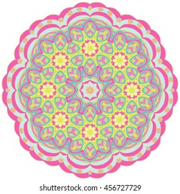  vector mandala. Set of ornamental patterns for background and texture.Islam, Arabic, Indian, ottoman motifs. You can change the background.