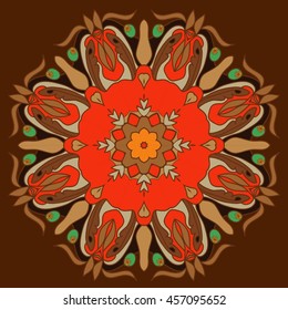 vector mandala. Set of ornamental patterns for background and texture.Islam, Arabic, Indian, ottoman motifs. You can change the background.