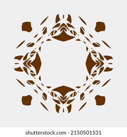 vector mandala simple, unique, symmetrical, nice, background, hand art, icon, round, decoration