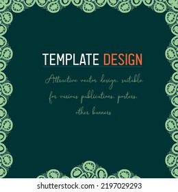 Vector Mandala style, with multiple color combinations. Attractive template suitable for publication