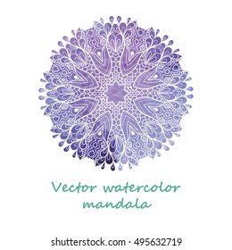 Vector mandala template