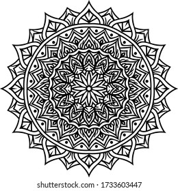 vector mandala unique design for decoration  elements