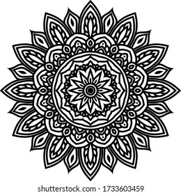 vector mandala unique design for decoration  elements