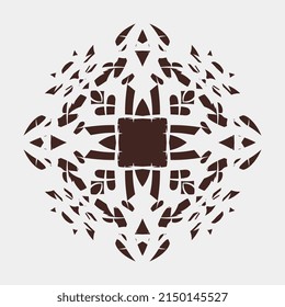vector mandala unique, nice, beautiful, decorative, henna, contour, color, combination, simstris