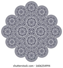 Vector mandala. Vintage decorative elements