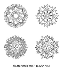 Vector mandala. Vintage decorative elements. Hand drawn background. Islam, Arabic, Indian, ottoman motifs.