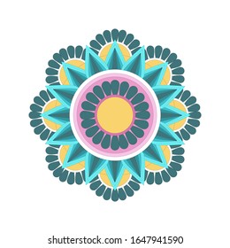 Vector mandala. Vintage decorative elements. Hand drawn background. Islam, Arabic, Indian, ottoman motifs.
