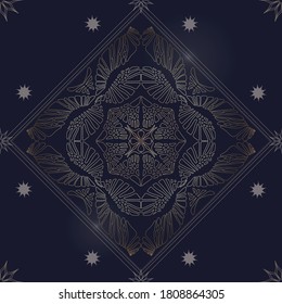 Vector mandalas. Eastern ornament. Oriental style decor.