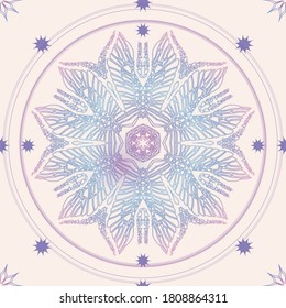 Vector mandalas. Eastern ornament. Oriental style decor.