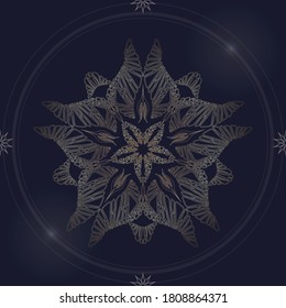 Vector mandalas. Eastern ornament. Oriental style decor.