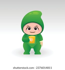 
Vector Manggo fruit kawaii cartoon character vector funny Manggo  fruit kawaii illustration
