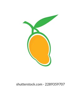 Ilustración del logotipo del mango vectorial