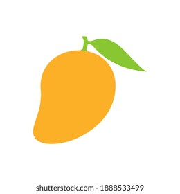 Vector Mango Flat Design Illustration