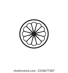 Vector mangosteen icon logo vector design template