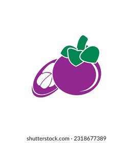 Vektormangostangen-Symbol-Logo, Vektordesign-Vorlage