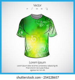 Vector. Man's t-shirt design 