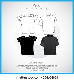 Vector. Man's t-shirt design 