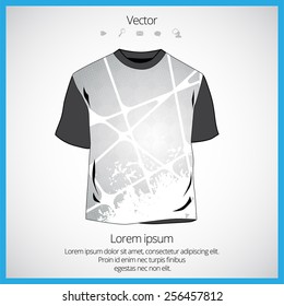 Vector. Man's t-shirt design 
