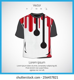 Vector. Man's t-shirt design 