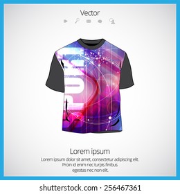 Vector. Man's t-shirt design 