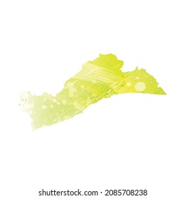 Vector map Accra. Isolated vector Illustration. Black on White background. EPS 10 Illustration.