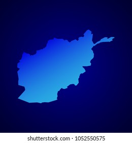 vector map - Afghanistan
