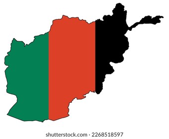 VECTOR MAP of AFGHANISTAN. High Quality and Accurate.